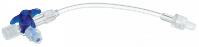 Кран 3-ходовой Дискофикс С с Сэйффлоу 360° синий линия 50 см купить оптом в Волгограде