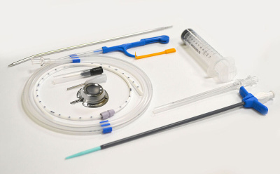 Система для венозно-артериального доступа c портом эллипсовидным PORT TI (титановым) с катетером 8 F и набором для установки купить оптом в Волгограде