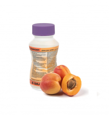Нутрикомп Дринк Плюс Файбер с персиково-абрикосовым вкусом 200 мл. в пластиковой бутылке купить оптом в Волгограде